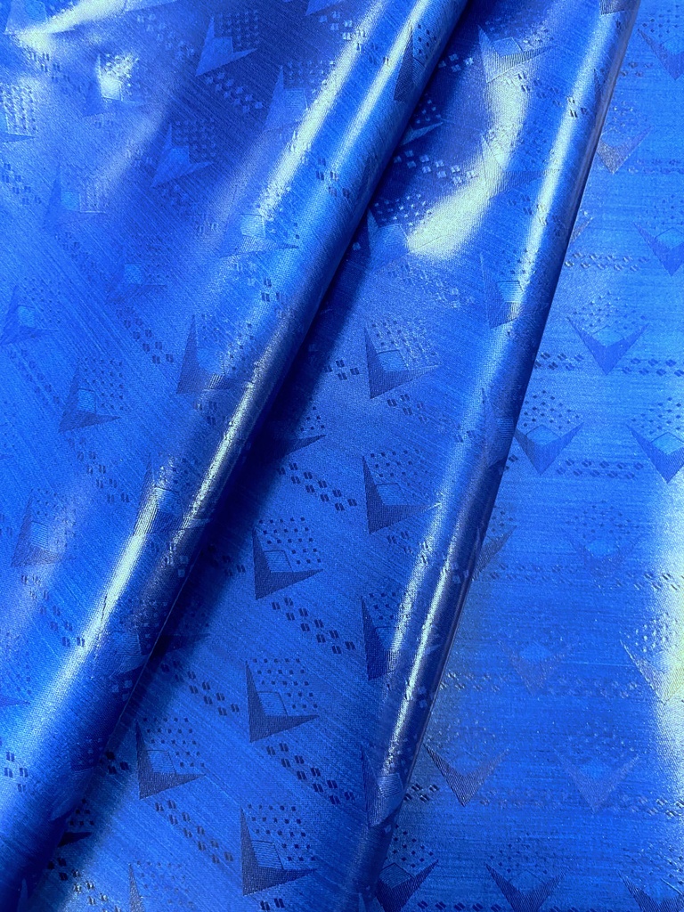 Bazin uni Color 543-königsblau | HF - 4 m