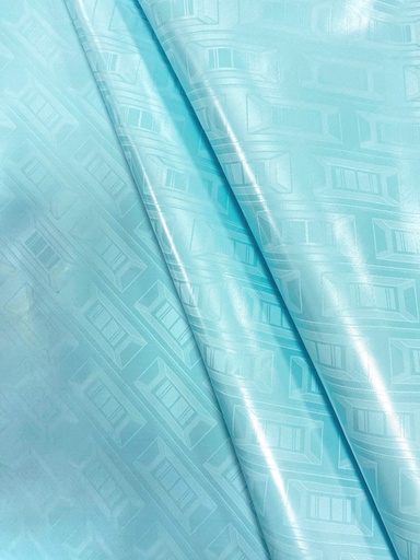 Bazin uni Color 537-turquoise clair