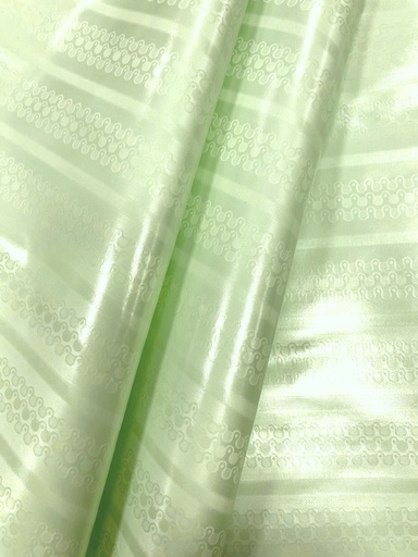 Bazin uni Color 604-vert pastel