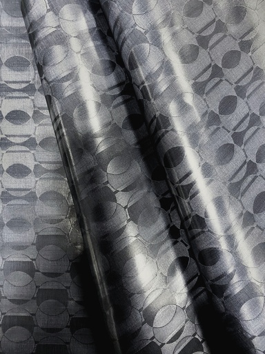 Bazin uni Color 910-gris foncé