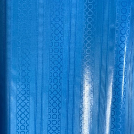 [2134-S547-144V-5] Bazin uni Color 547-bleu moyen 5 m