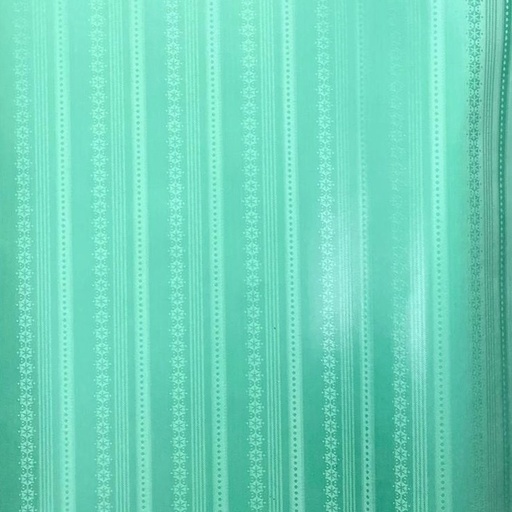 [2134-S612-14K6-4,2] Bazin uni Color 612-menthe 4,2 m