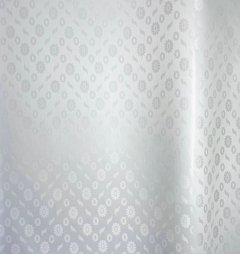 [2134-0211-14P2-5,6] Bazin uni Color 0211-white, 5,6 m