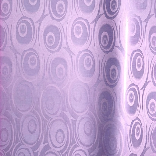 [2134-S412-149F-5] Bazin uni Color 412-light purple 5 m