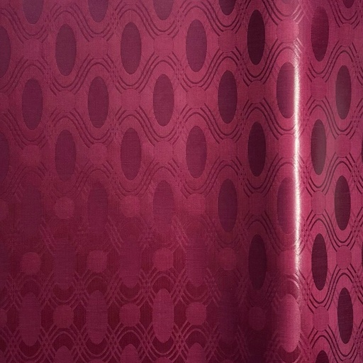 [2134-S301-1498-5,6] Bazin uni Color 301-burgundy  5,6 m