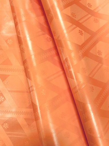 [1641-S210-19383-3] Bazin uni Color 210-orange | B - 3 m