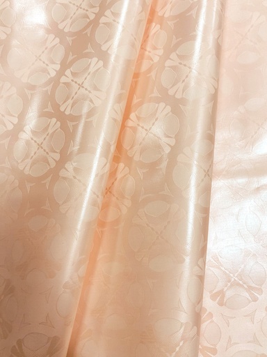 [1763-S108-20001-3] Bazin uni Color 108-pastell-orange | D - 3 m