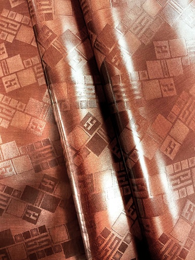 [1922-S829-20815-2] Bazin uni Color 829-marron | D - 2 m