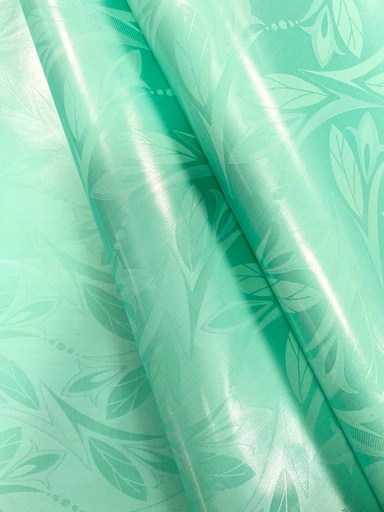 [1985-S618-20968-3] Bazin uni Color 618-menthe | D - 3 m