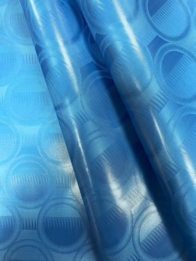 [1920-S547-20884-3] Bazin uni Color 547-mittelblau | D - 3 m