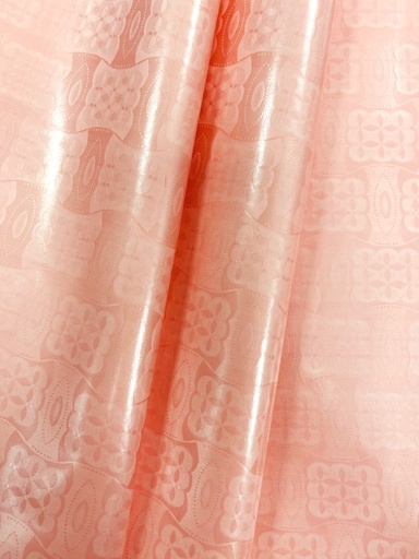 [1985-S204-20965-1] Bazin uni Color 204-rose saumon | D