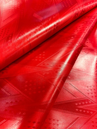 [1776-S315-20047-4] Bazin uni Color 315-rot - 4 m