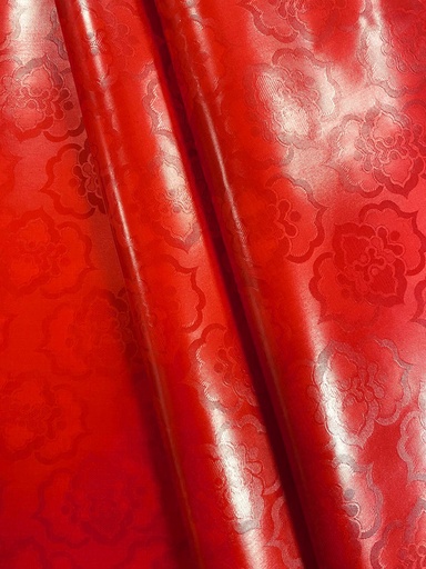[1920-S315-20887-4] Bazin uni Color 315-rot - 4 m