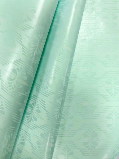 [1747-S628-19938-5] Bazin uni Color 628-menthe clair | D - 5 m