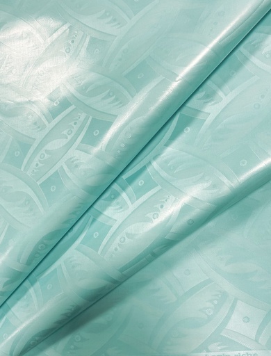 [1843-S614-0TLU-1] Bazin uni Color 614-aqua - 1 m