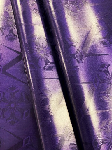 [1922-S424-20821-5] Bazin uni Color 424-violet foncé | D