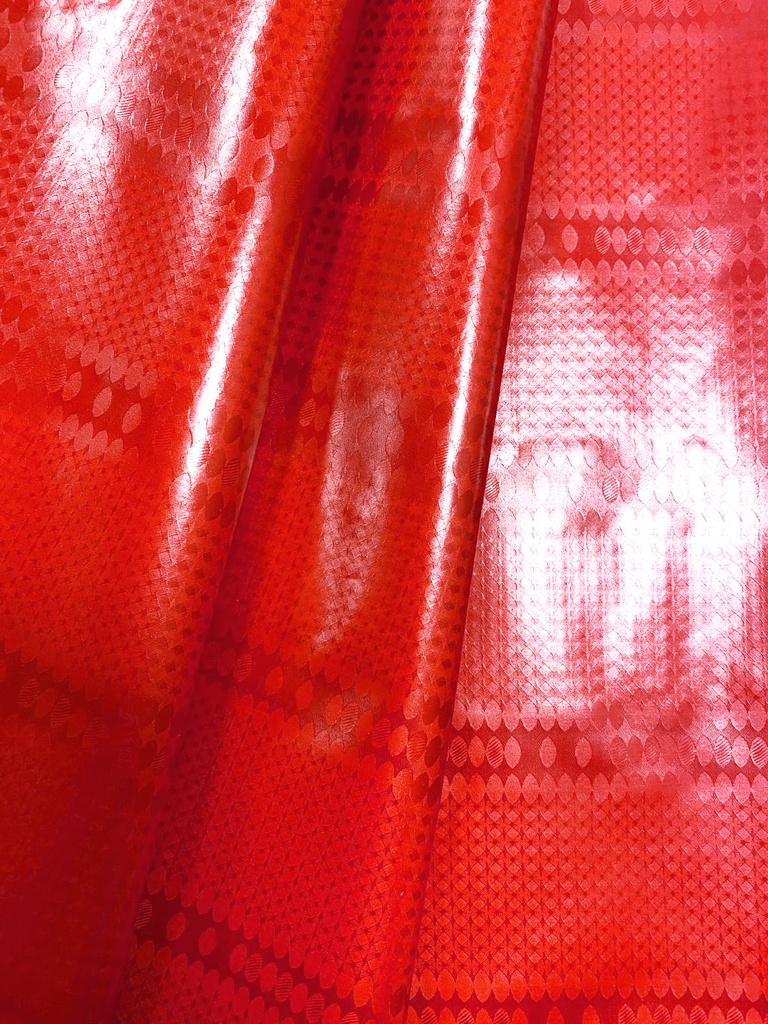 Bazin uni Color 315-rouge (140) | 2 m