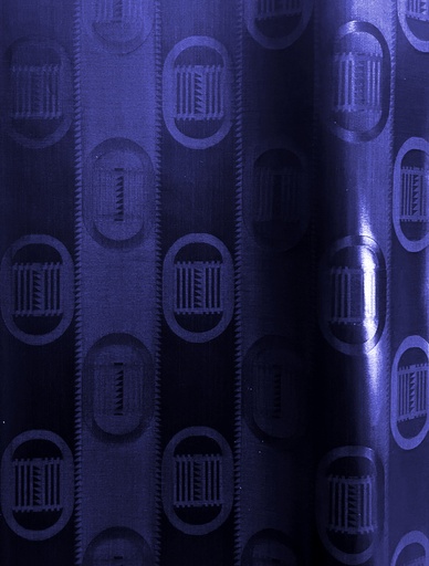 Bazin uni Color 527-bleu nuit | HF