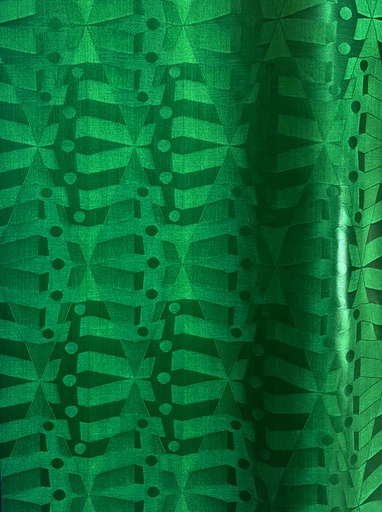 Bazin uni Color 642-emerald green | HF
