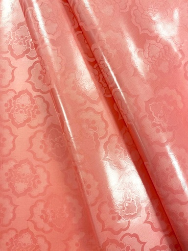 [1920-S213-20887-1] Bazin uni Color 213-rose saumon | D