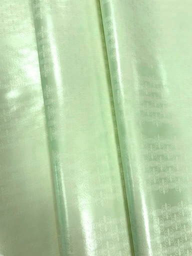 [1776-S604-20045-4] Bazin uni Color 604-pastellgrün | HF - 4 m
