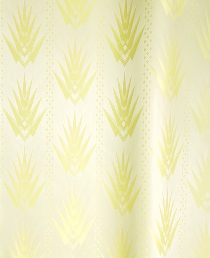 [1806-01M-20212-3] Bazin Buntgewebt hellgelb | 3 m