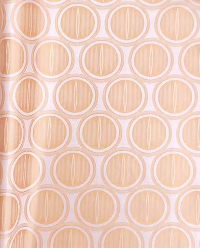 [1825-029-20345-4] Bazin Buntgewebt hell-orange | 4 m